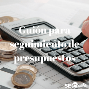 guion para el seguimiento de presupuestos
