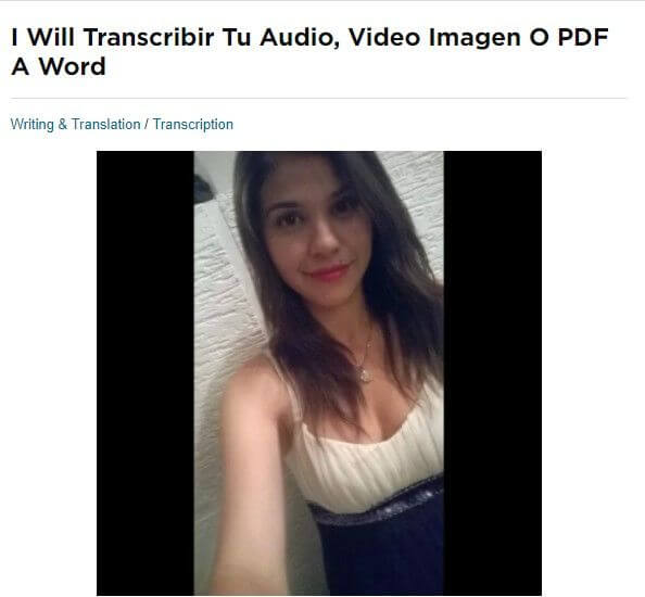 transcipciones de audio o video